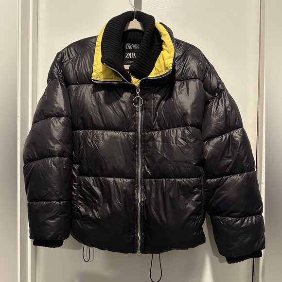 Zara Women's Black and Yellow Jacket🌻 - Picture 5 of 10